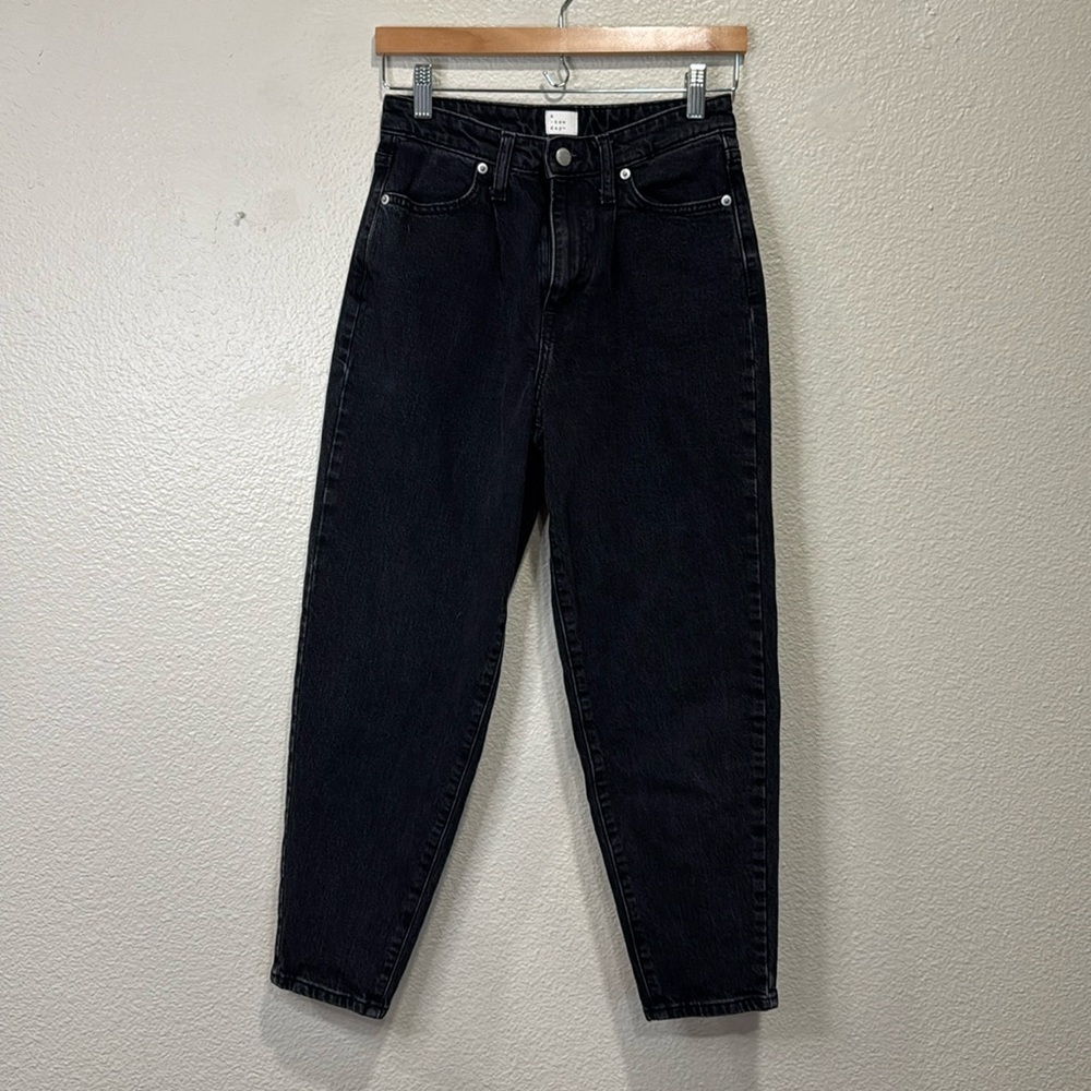 A new day Women’s Black High Rise Relaxed Tapered Leg Jeans